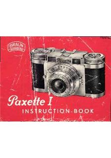 Braun Paxette 1 manual. Camera Instructions.